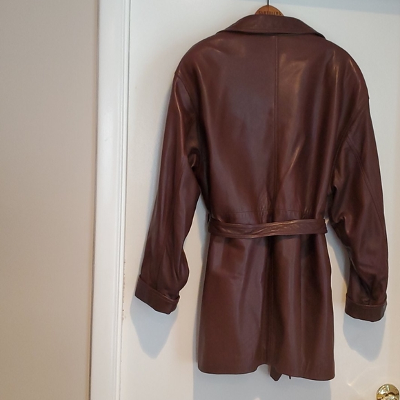 Coach women full grain butter soft leather trench - Picture 2 of 3